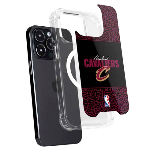 NBA Cleveland Cavaliers Elephant Print iPhone 16 Pro MagSafe Case